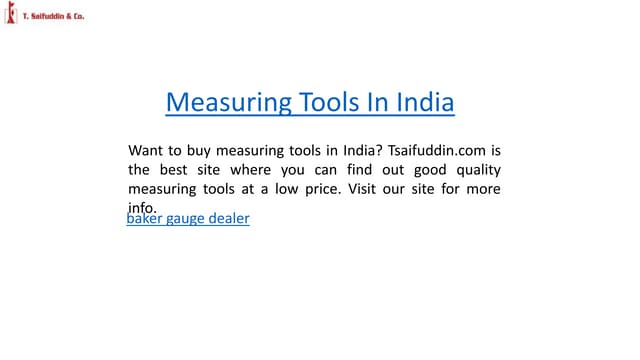 Measuring Tools In India Tsaifuddin.com.pptx