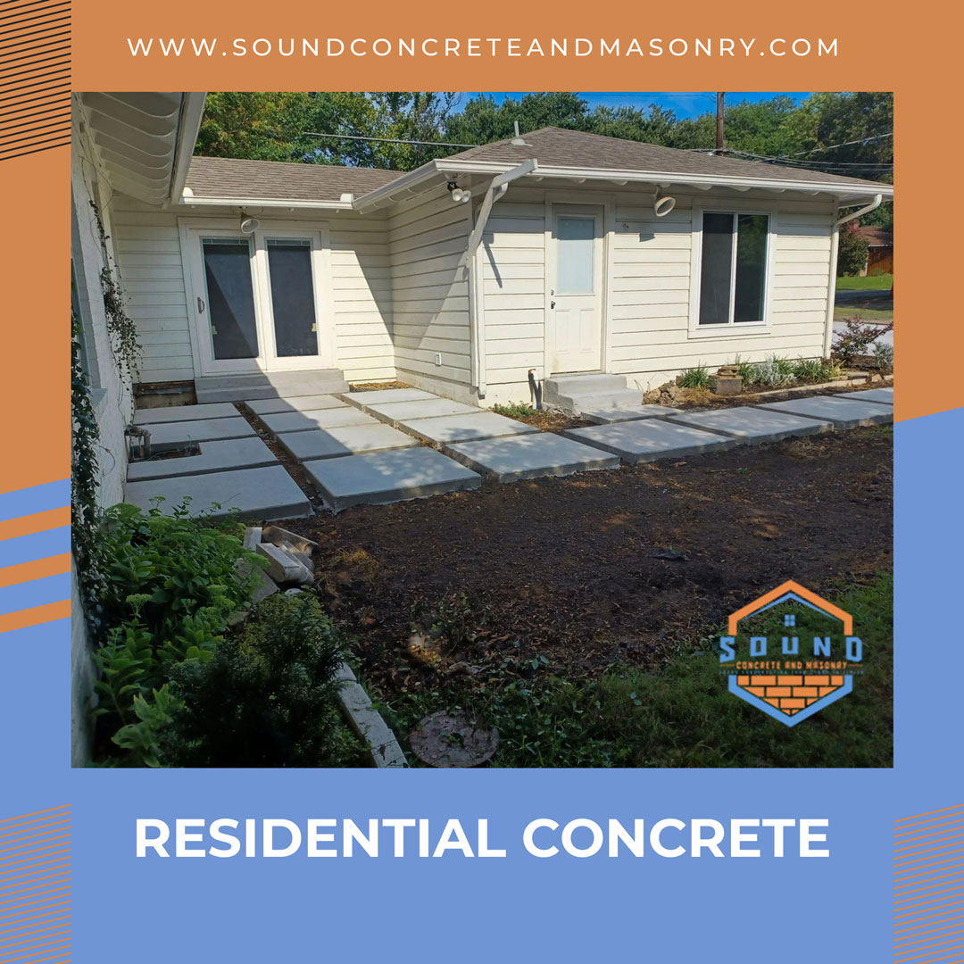 Residential Concrete Contracting: Walkways, Patios, Driveways and Retaining Walls Explained – Sound Concrete and Masonry LLC
