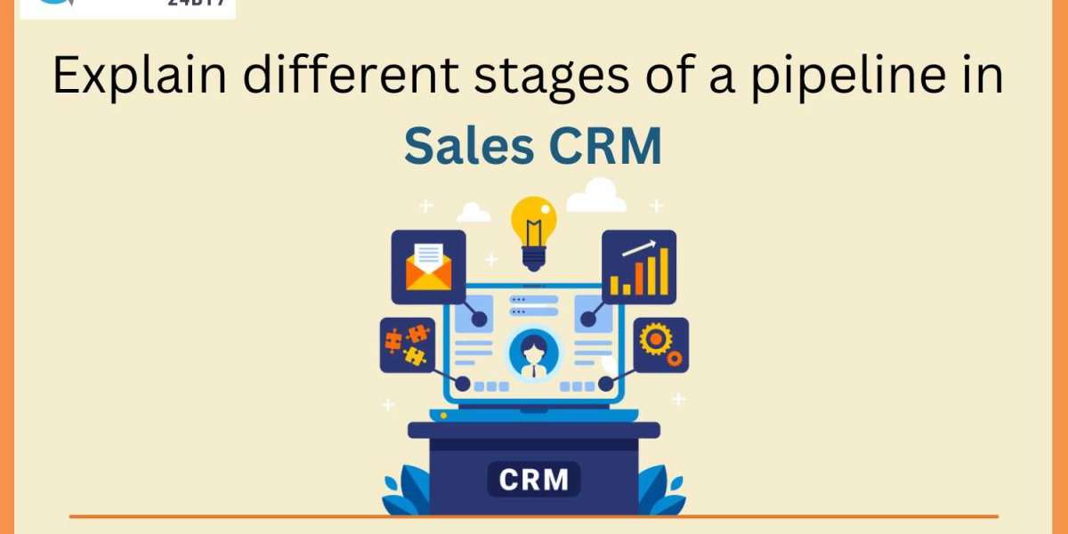 Explain different stages of a pipeline in  <br>Sales CRM