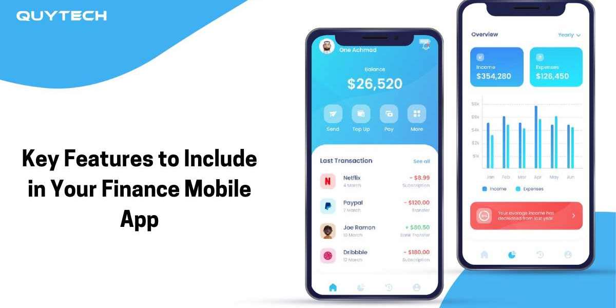 5 Key Features to Include in Your Finance Mobile App