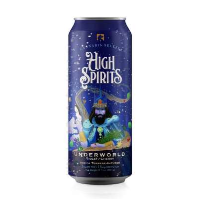 HIGH SPIRITS SELTZER, UNDERWORLD, 5:1 – 12 PACK | Delta 9 THC Beverages Profile Picture