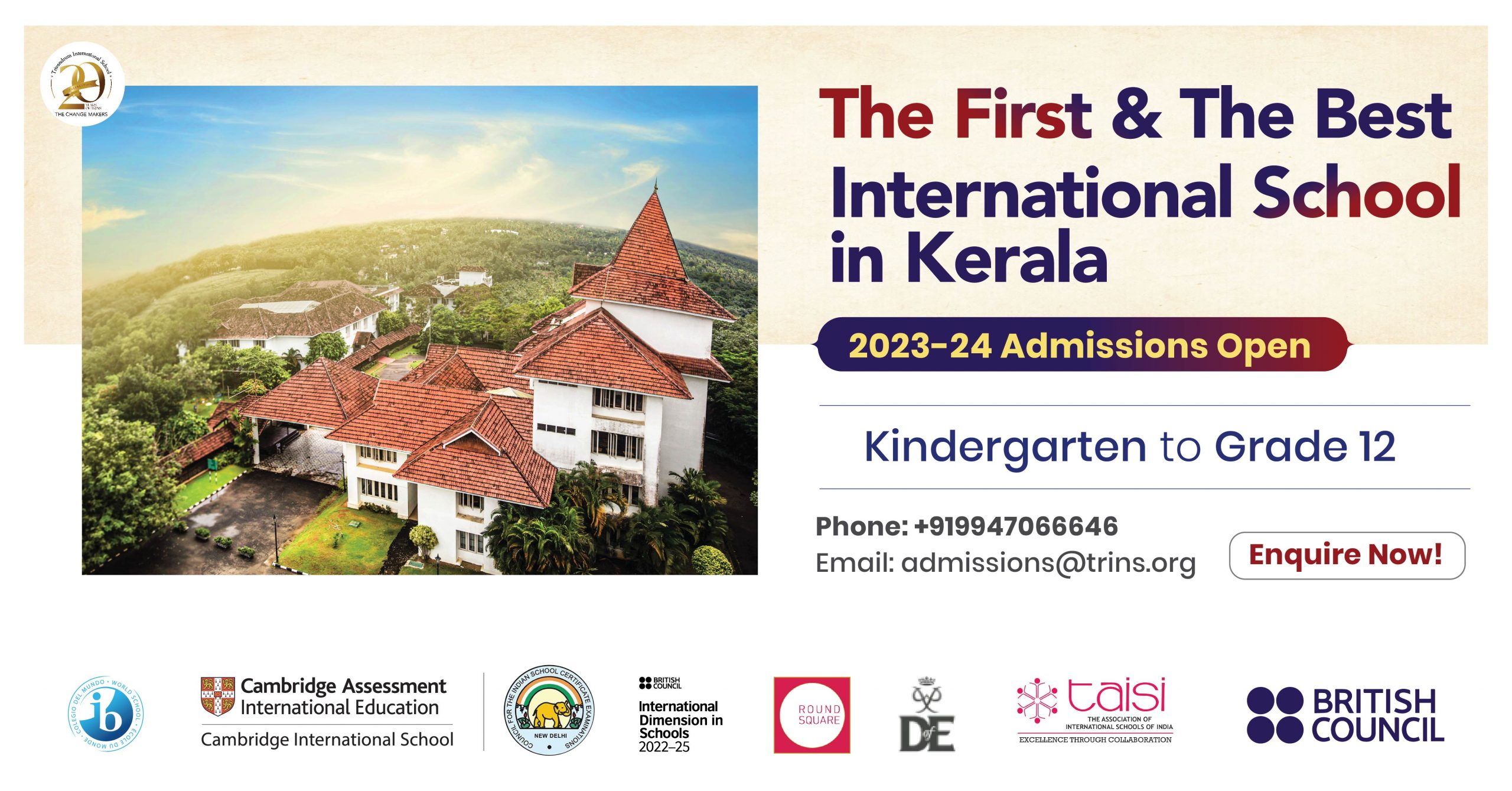 International School In Kerala | Best School In Kerala | TRINS