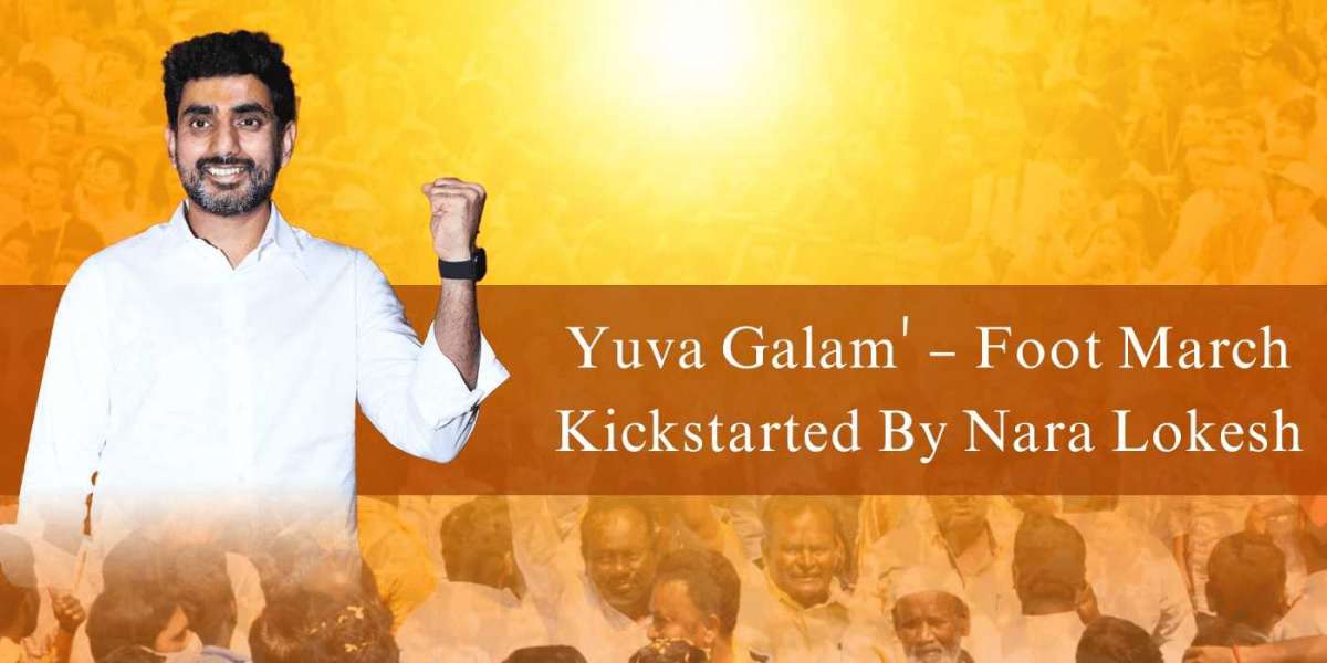 'Yuva Galam' - Foot March Kickstarted By Nara Lokesh