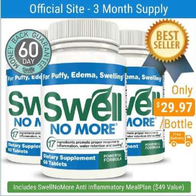 Shop SwellNoMore Natural Dlurctic Anti-Inflammatory Reduces Edema Swelling Profile Picture