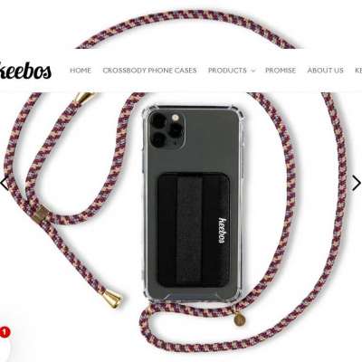 buy Crossbody Phone Case Necklace - Beach (Woven Red) Profile Picture