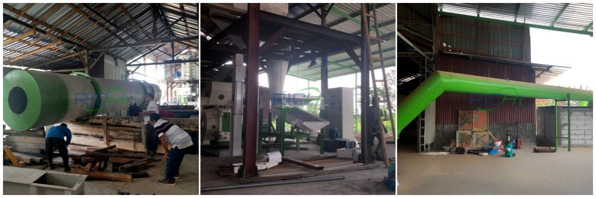 Factory Directly Offered 1-1.5T/H Biomass Pellet Production Line