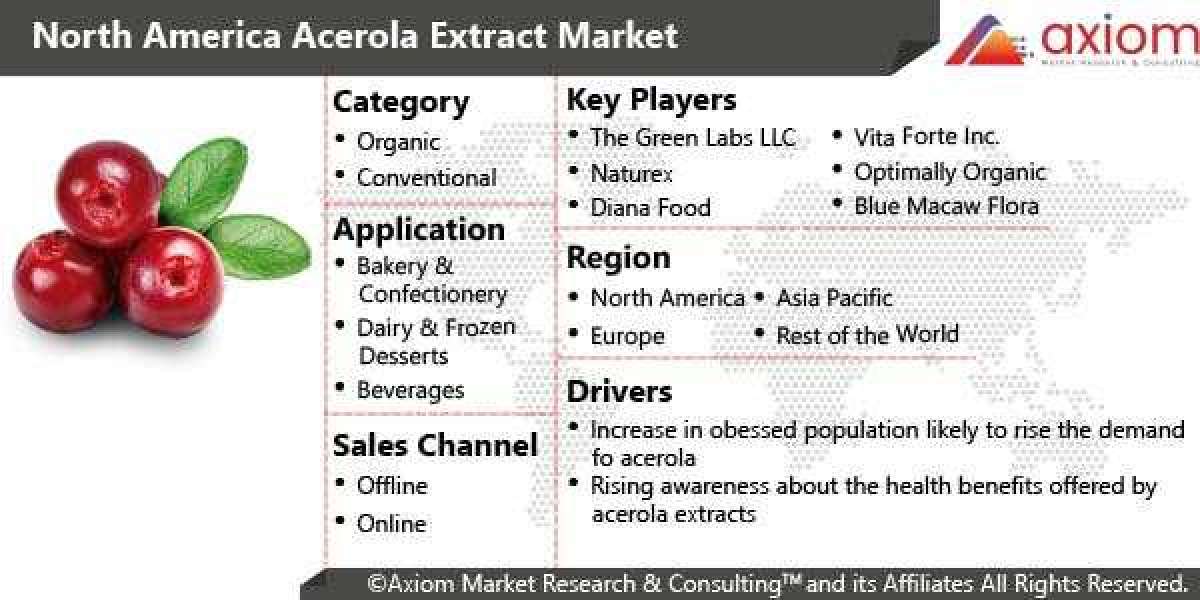 North America Acerola Extract Market Report by Category, by Application, by Sales Channel, Global Opportunity Analysis a