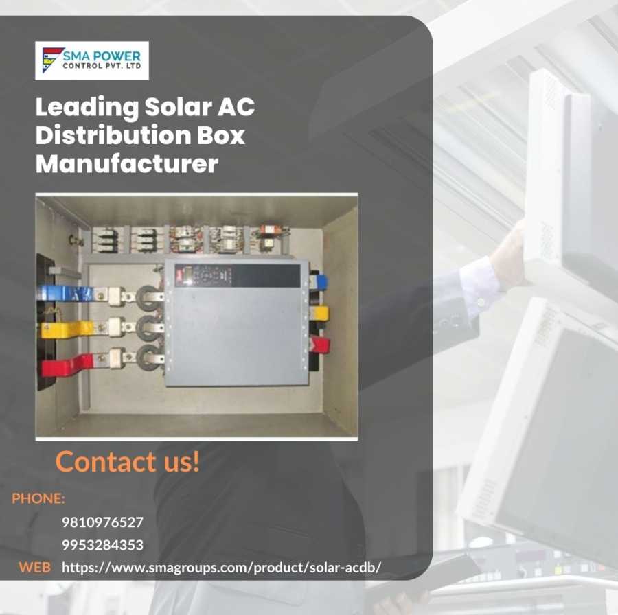 Leading Solar AC Distribution Box Manufacturer, Noida