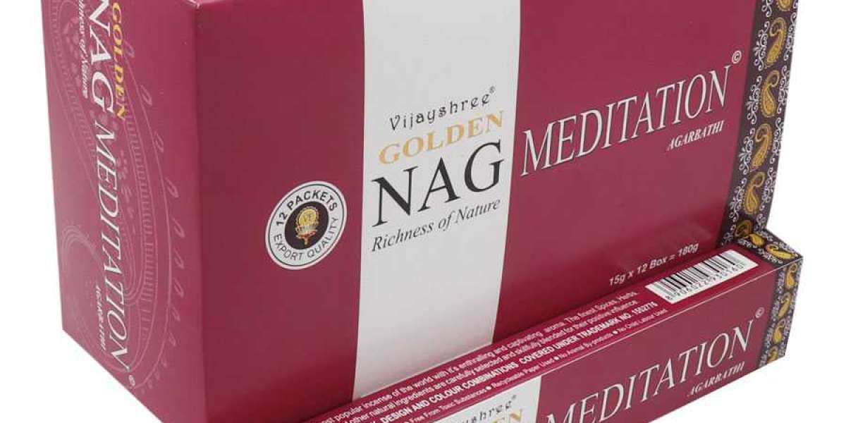 Golden Nag Meditation Incense Sticks