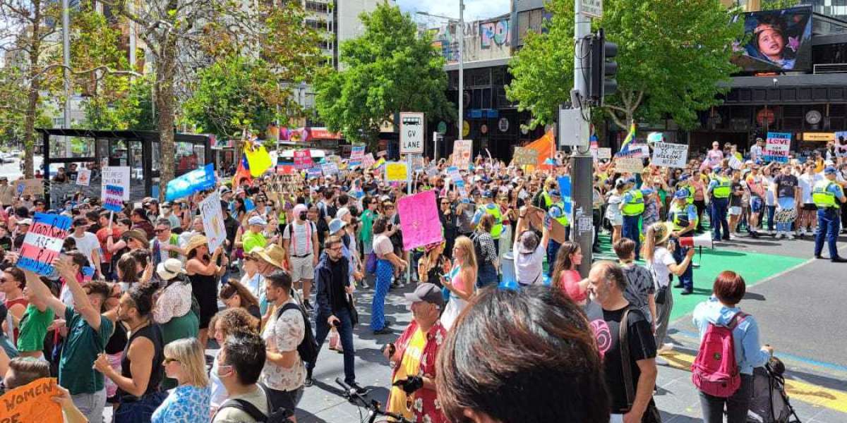 Photo essay: How the Posie Parker rally unravelled in Auckland