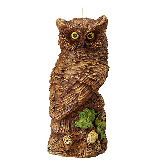 Tawny Owl Candle – Artostyle