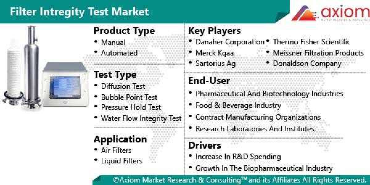 Filter Integrity Test Market Report by Product Type, Application, Test Type, End User, Outlook Forecast 2019-2028.