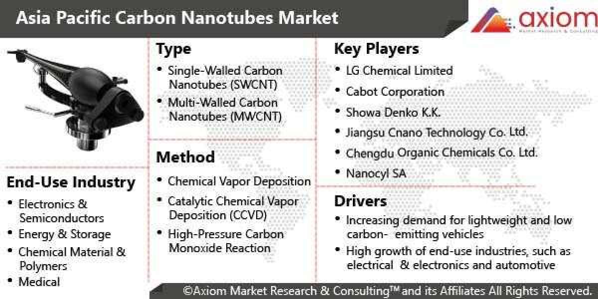 Asia Pacific Carbon Nanotubes Market Report Size to Worth Around USD 9.3 Bn by 2028