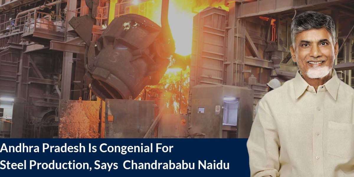Andhra Pradesh Is Congenial For Steel Production, Says  Chandrababu Naidu
