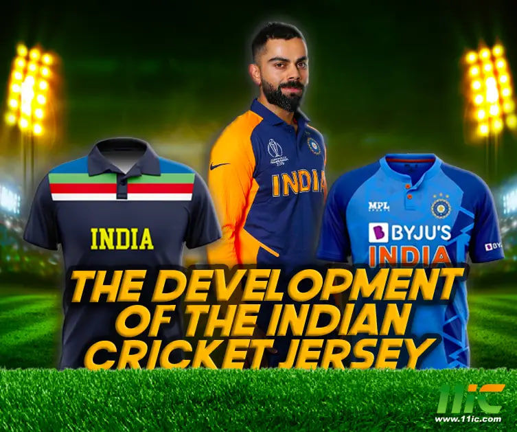 How the Indian Cricket Jersey Evolved - Tripoto