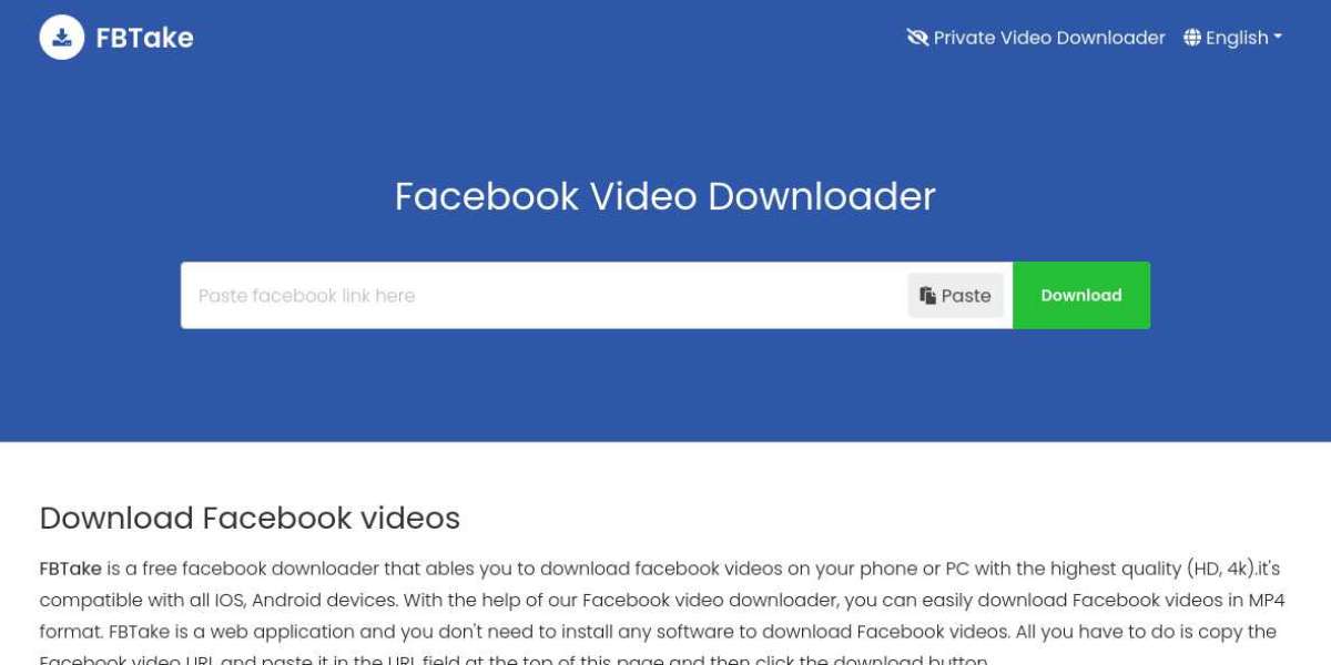 Download facebook videos on mobile or PC using FBTake