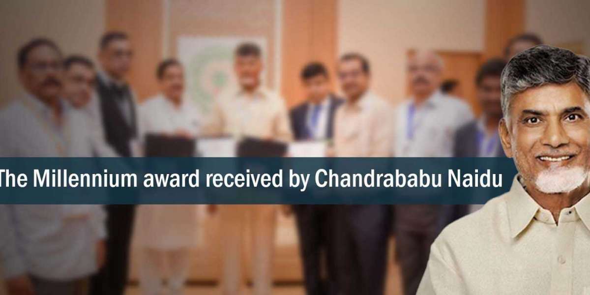 The Millennium award received by Chandrababu Naidu