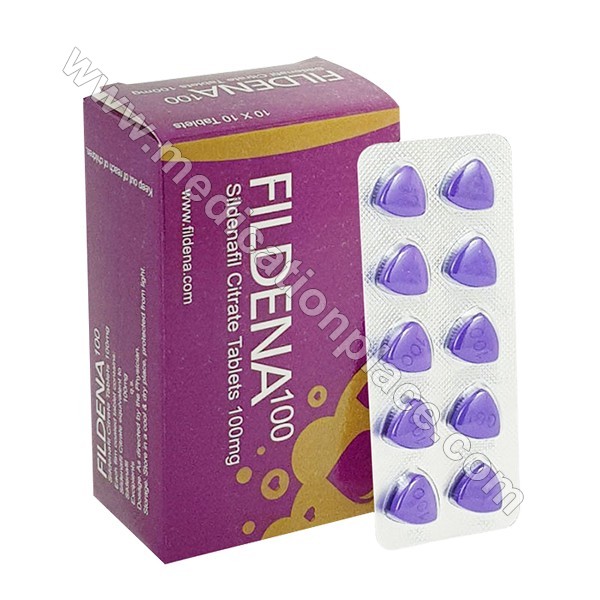 Buy Fildena 100 | Purple Pills (Sildenafil) | Medicationplace