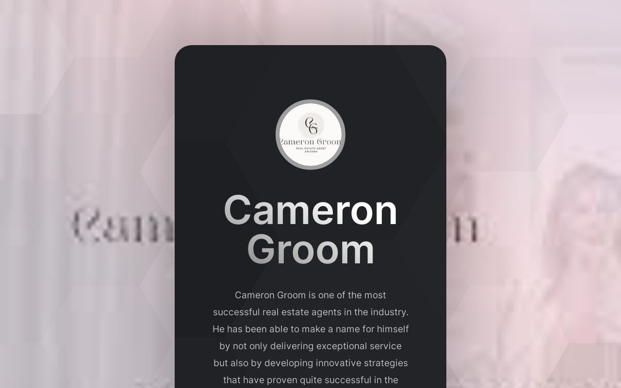 Cameron Groom - An Experienced Real Estate Agent