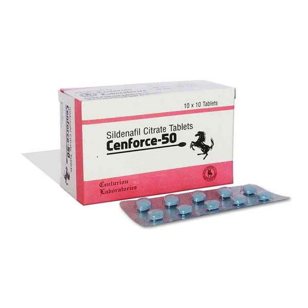 Cenforce 50 mg (Sildenafil Citrate) - Medzcure