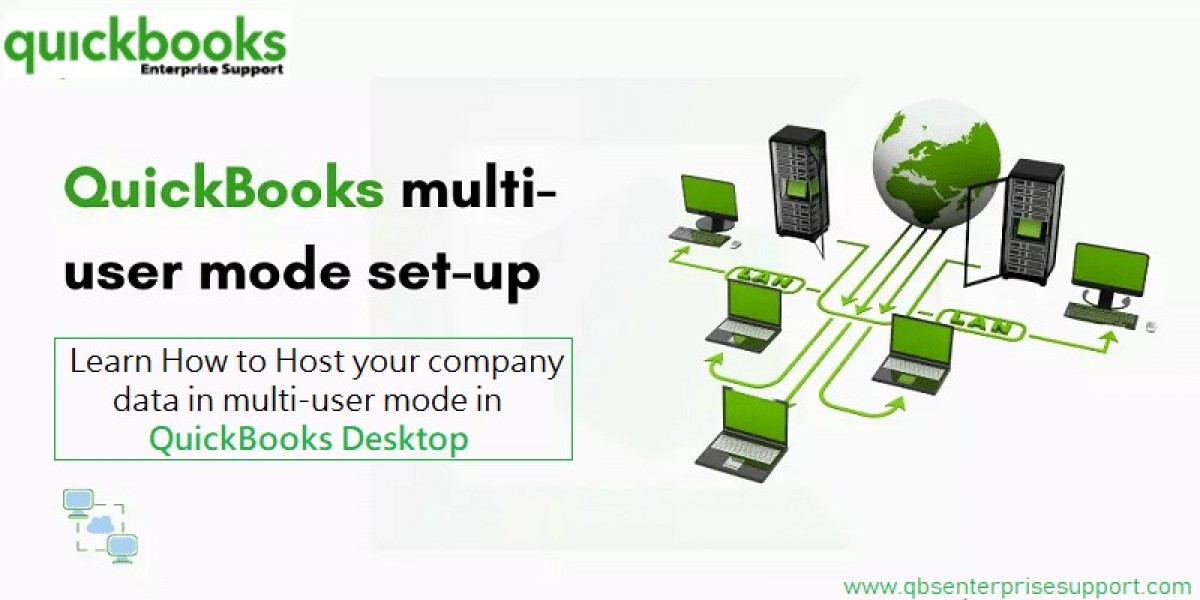 Process To Host Company Data In QuickBooks Multi-User Mode.