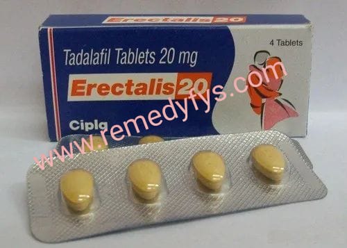 Erectalis 20 mg I Tadalafil 20 mg I Best Erectile Dysfunction Pills