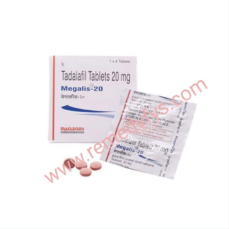 Megalis 20 mg (Tadalafil 20 mg) I Tadalafil pills at best price