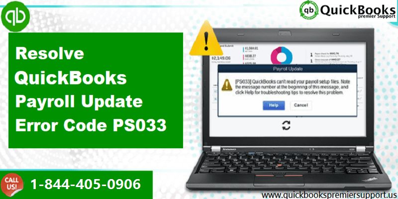 Fix QuickBooks Payroll Update Error PS033 Using 4 Easy Steps