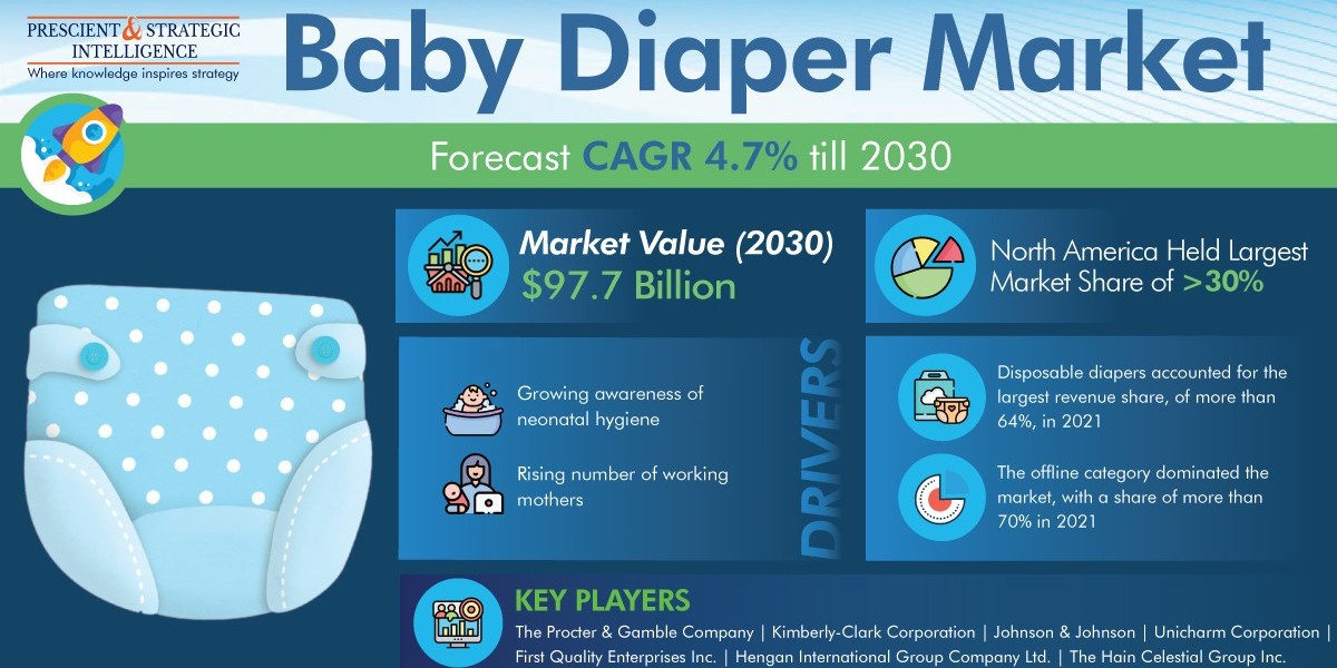 Baby Diaper Market Share, Growing Demand, and Top Key Players