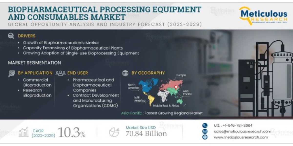 Global Biopharmaceutical Processing Equipment and Consumables Market to 2030 - by Product Type, Application, and End-use