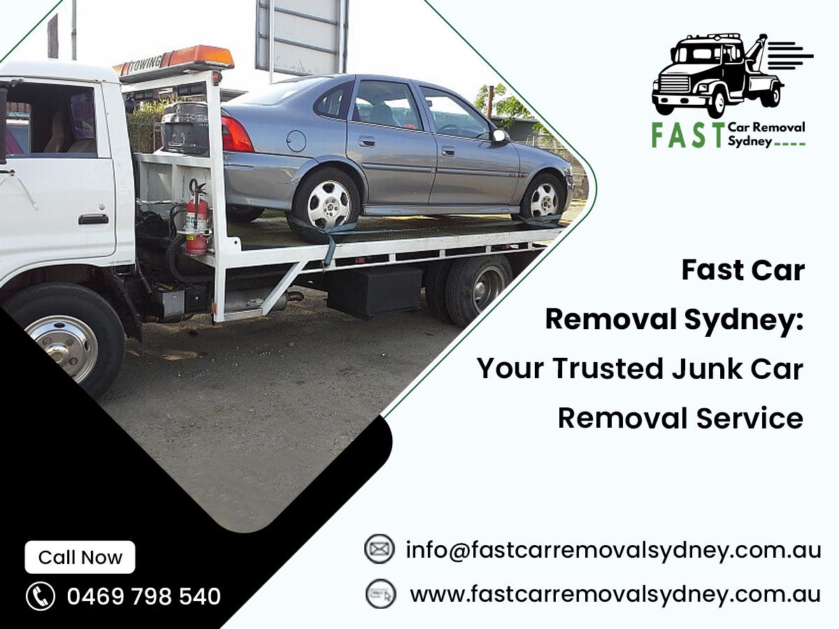 Fast Car Removal Sydney: Your Trusted Junk Car Removal Service | by Fast Car Removal Sydney | Jul, 2023 | Medium