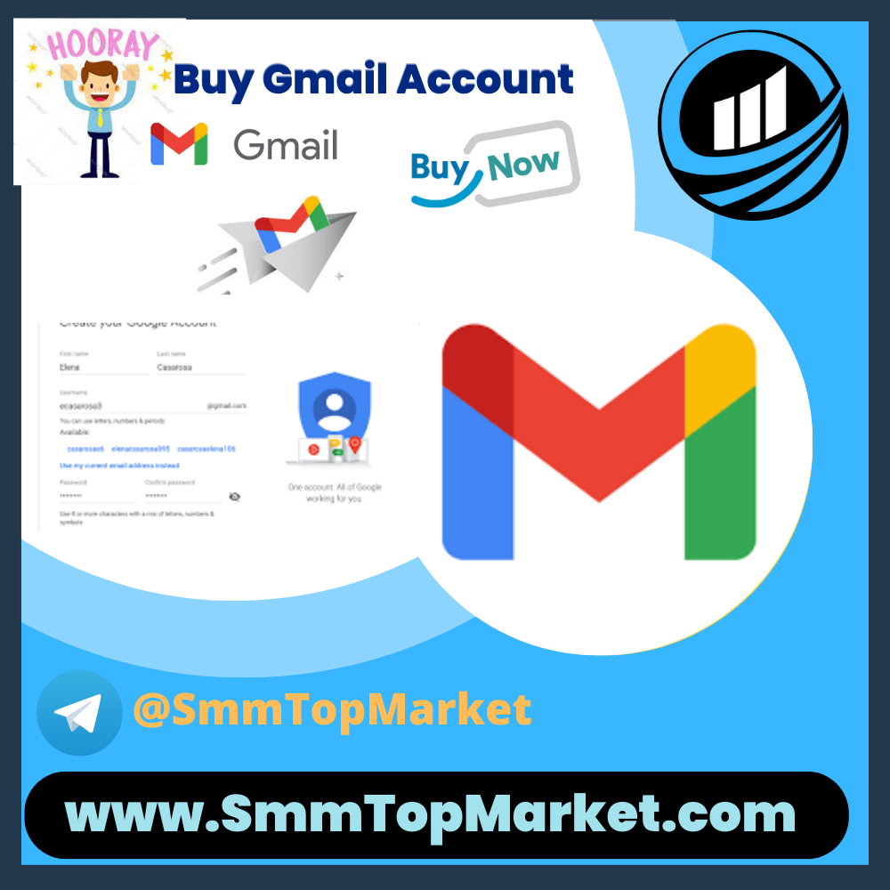 Buy Gmail Accounts - SmmTopMarket