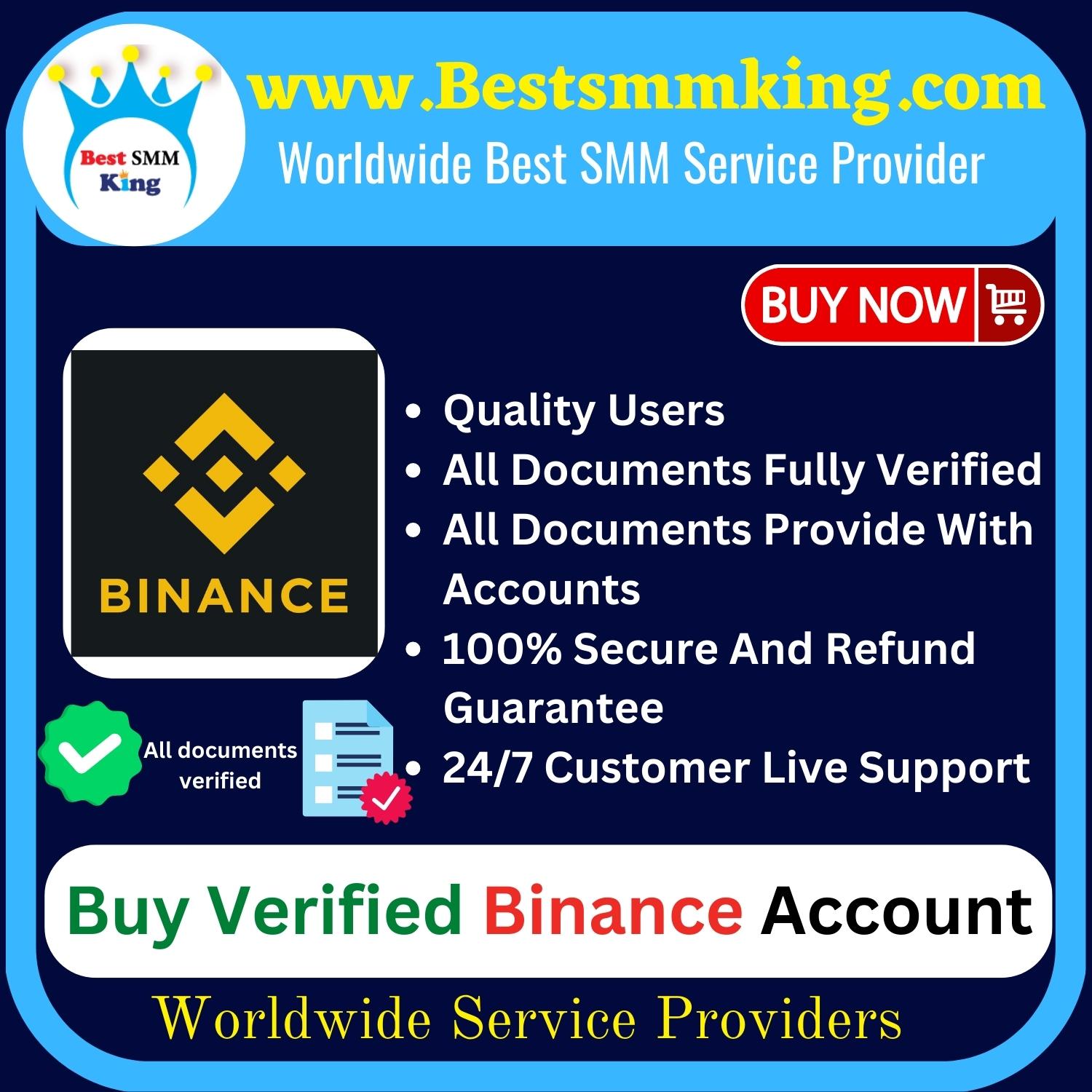 Buy Verified Binance Account | Safe KYC & Documents Verified