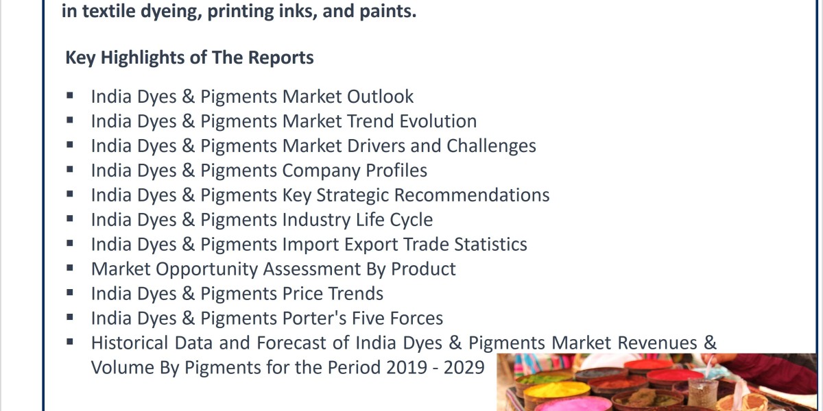India Dyes & Pigments Market (2023-2029) | 6Wresearch