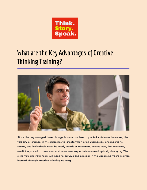 What are the Key Advantages of Creative Thinking Training?