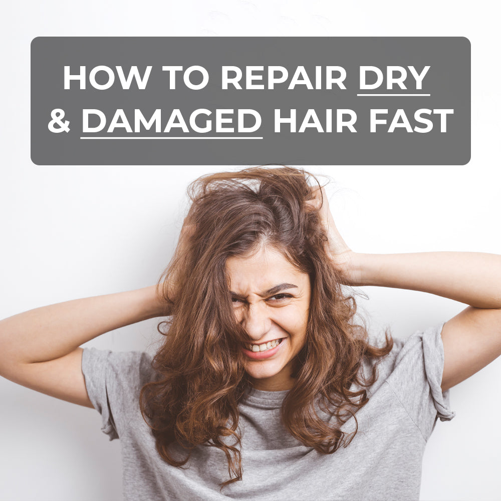How To Repair Dry & Damaged Hair Fast ?