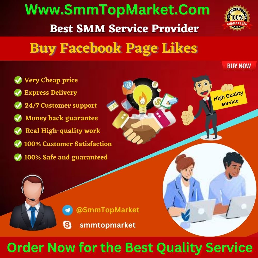 Buy Facebook Page Likes - SmmTopMarket