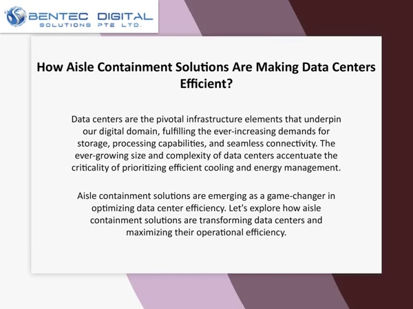 How Aisle Containment Solutions Are Making Data Centers | Pearltrees