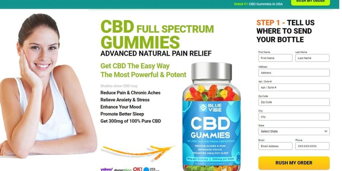 Blue Vibe CBD Gummies Pills- |100% NATURAL INGREDIENTS| ALLERGIC SAFETY | REDUCES ANXIETY !