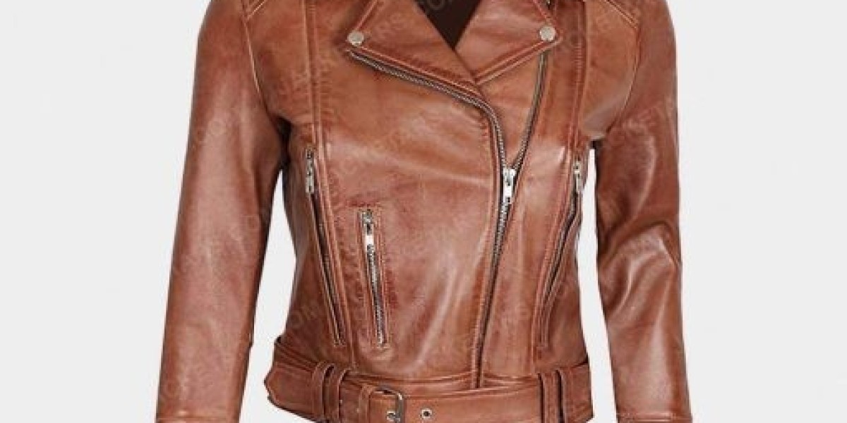 Brown Leather Jacket Women's Outfits