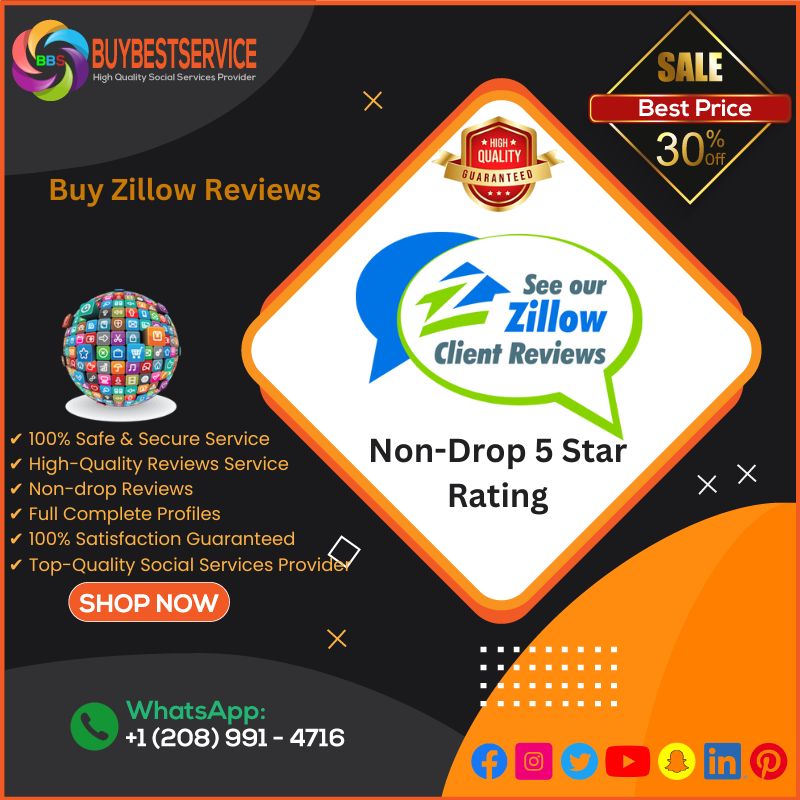 Buy Zillow Reviews -Permanent 5 Star Reviews