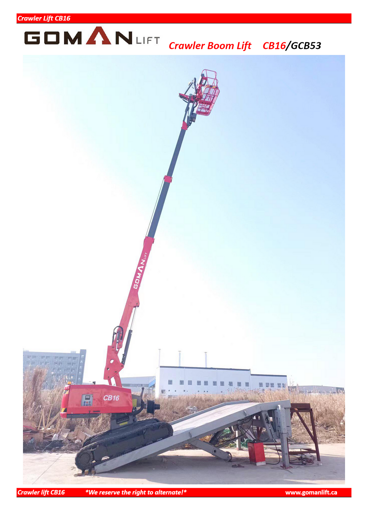 Maximizing Safety and Performance with Compact Crawler Boom Lifts | by Goman Lift | Oct, 2023 | Medium