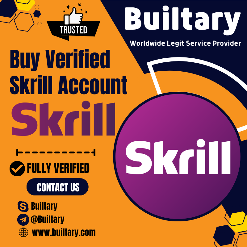 Buy Verified Skrill Account - 100% Verified Best Accounts