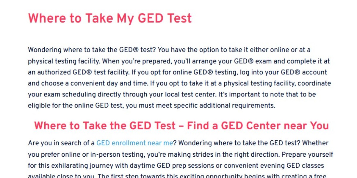 The Benefits of Earning Your GED and Where to Take the Test