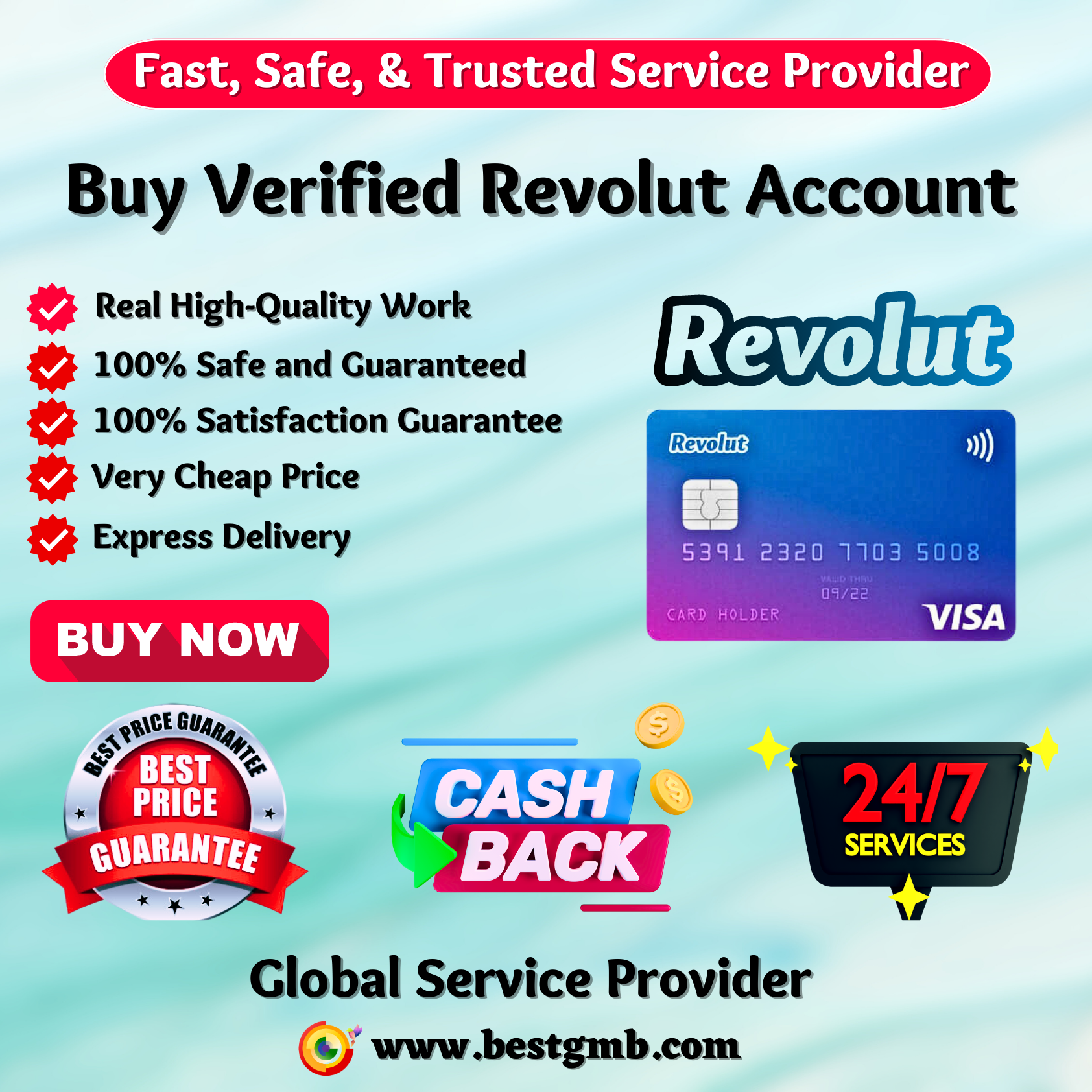 Buy Verified Revolut Account - Fully Verified Personal & Business Account