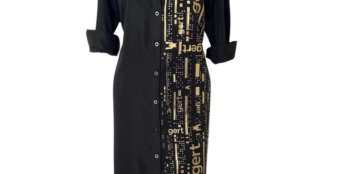 Black and Gold Shirt Dress: Timeless Elegance Meets Contemporary Chic