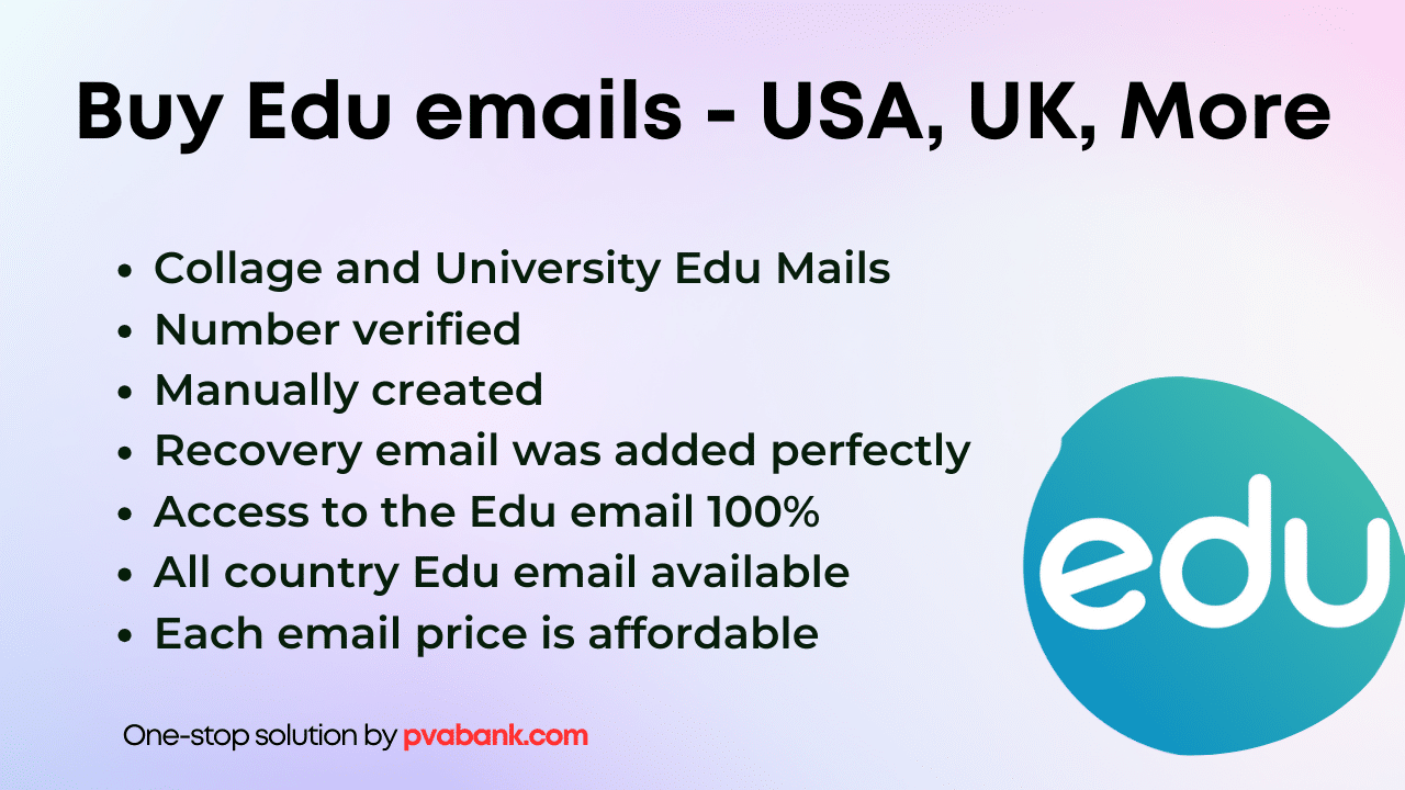 Buy Edu Emails | New/Old/Outlook Based 100% USA Mails