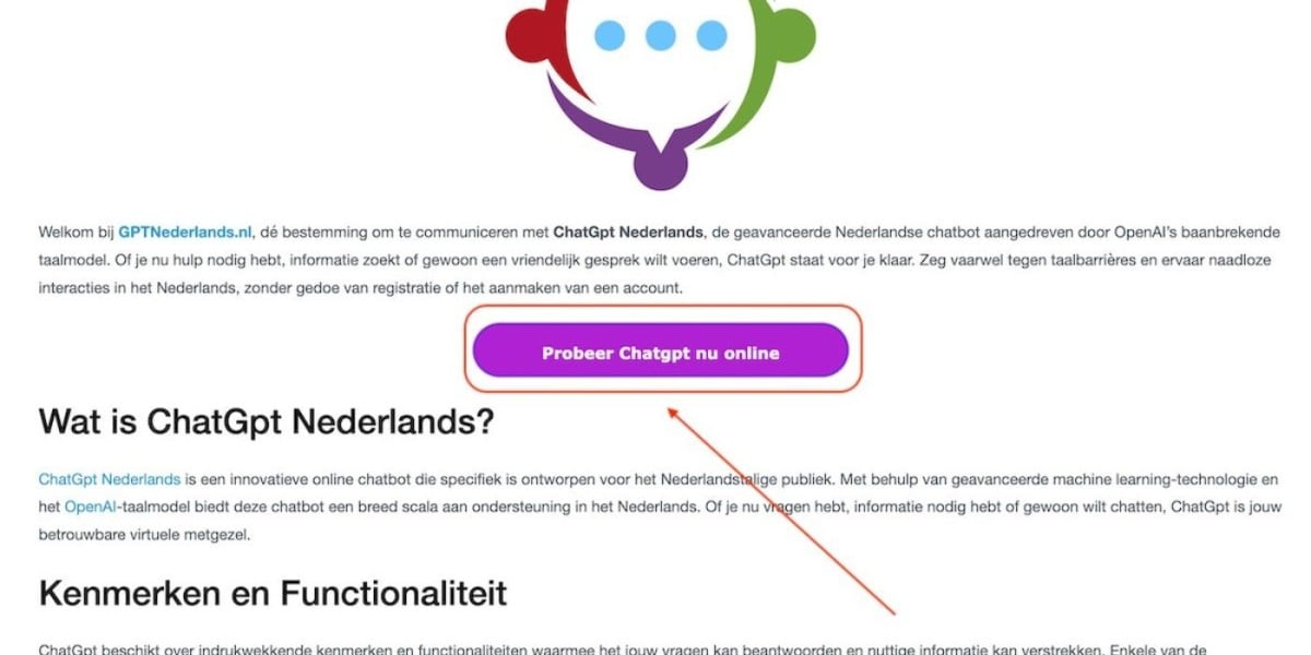 ChatGPT Nederlands - power of AI at GPTNederlands.nl