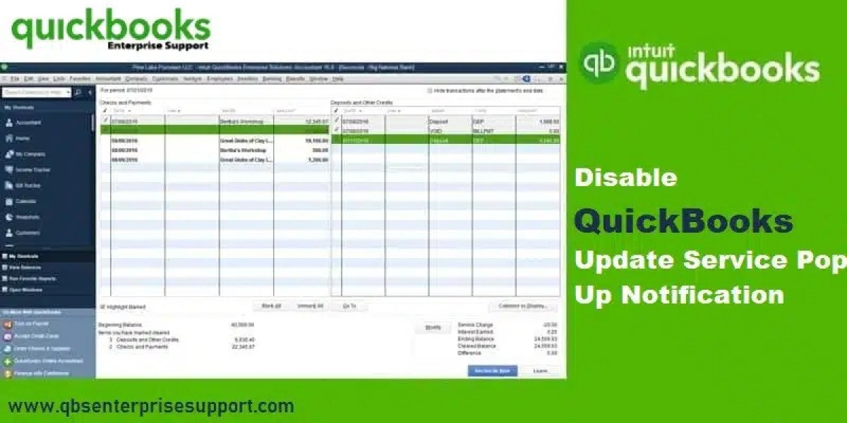 Easy Steps to Disable QuickBooks Update Service Pop Up Notification