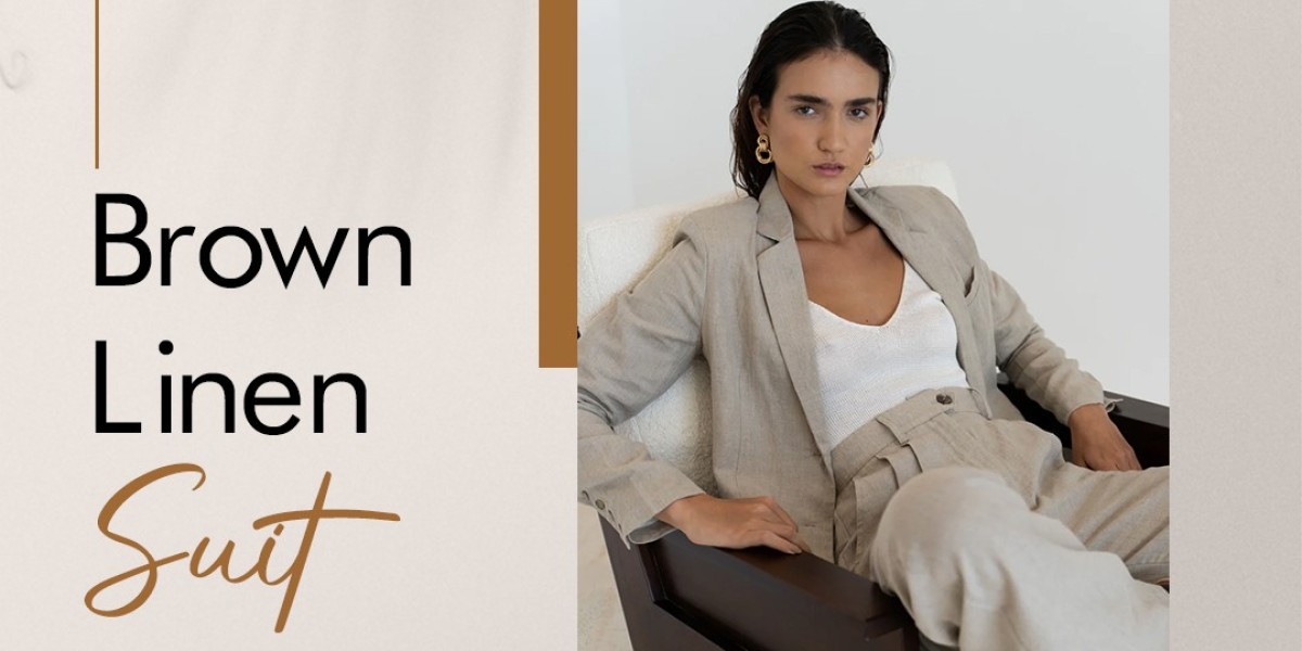 Brown Linen Suit - Step into Summer with Style!